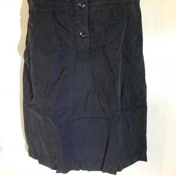 Nwt j crew factory black collared shirt dress sz0 - Picture 3 of 8